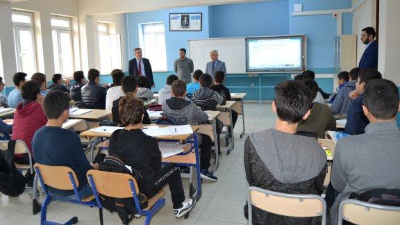 İl Milli Eğitim Müdürümüz Murat YİĞİT´in Proje Anadolu İmam Hatip Lisesi Ziyareti
