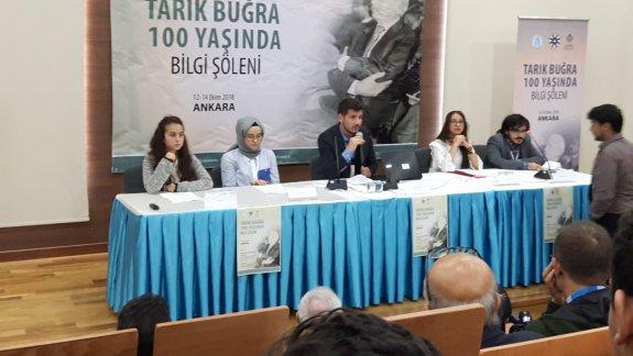 Ömer Seyfettin Akdoğan Kız Anadolu İmam Hatip Lisesi Öğrencimiz "Tarık Buğra 100. Yaşında" Bilgi Şöleninde