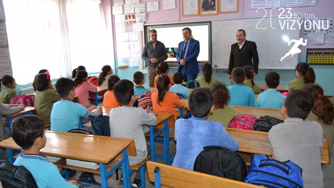 İl Milli Eğitim Müdürümüz Murat YİĞİT Akşemsettin İlkokulu ve Ortaokulu´nu Ziyaret Etti