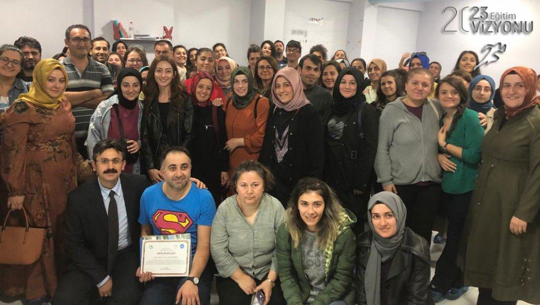 Düzce Üniversitesi Öğretim Görevlisi Doç. Dr. Fatih Çetin ÇETİNKAYA'nın Eğitimci Olarak Katıldığı 