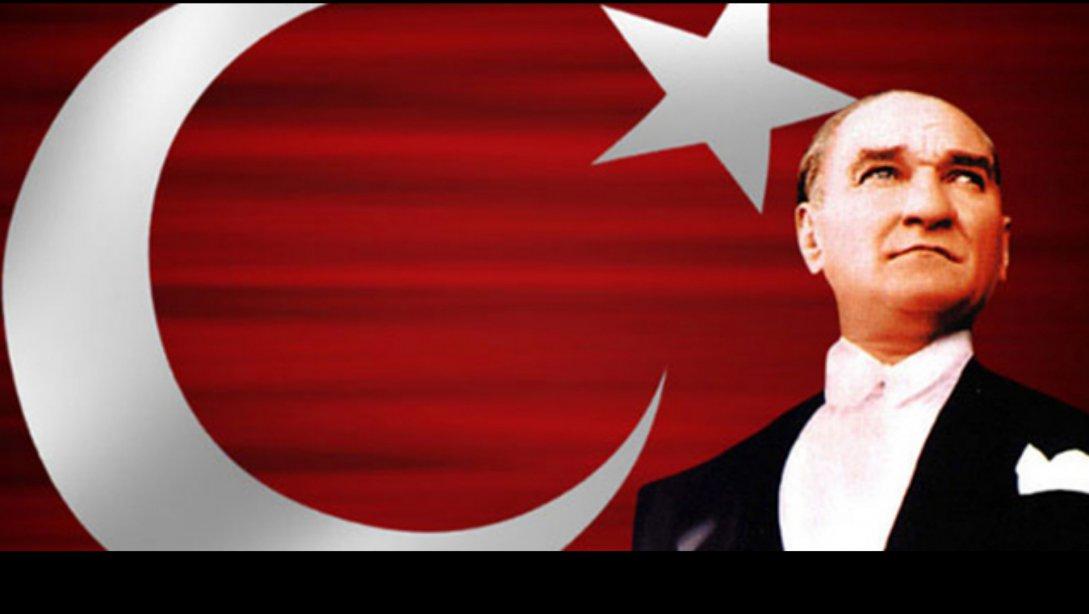 İl Milli Eğitim Müdürümüz Murat YİĞİT´in 10 Kasım Gazi Mustafa Kemal Atatürk´ü Anma Günü Mesajı