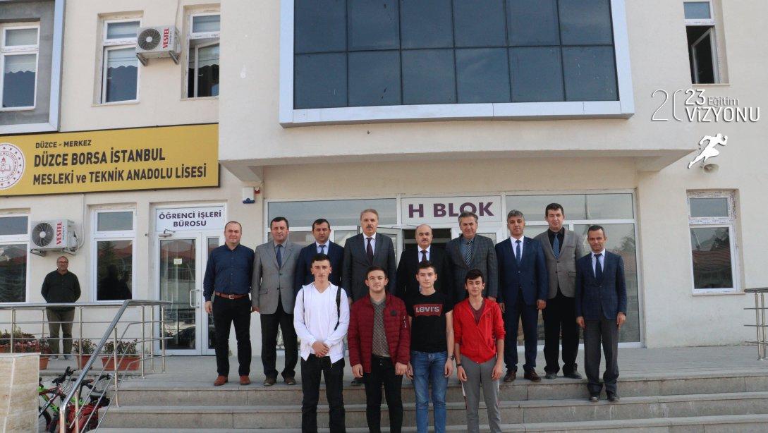 Valimiz Sayın Dr. Zülkif DAĞLI Borsa İstanbul Mesleki ve Teknik Anadolu Lisesini Ziyaret Etti 