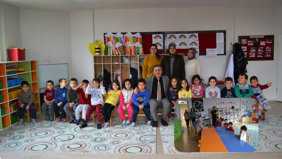 İl Milli Eğitim Müdürümüz Murat YİĞİT Bayraktepe Anaokulunu ve Zübeyde Hanım Anaokulunu Ziyaret Etti