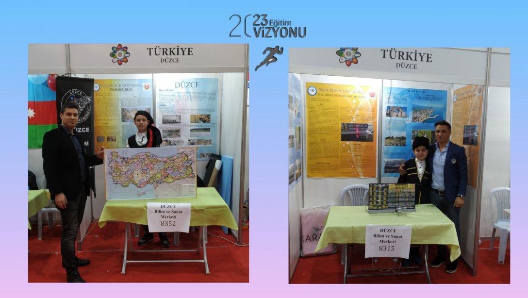Düzce Bilim ve Sanat Merkezi 2 Proje ile 4. Türk Dünyası Bilim ve Kültür Şenliği Bölge Finalinde