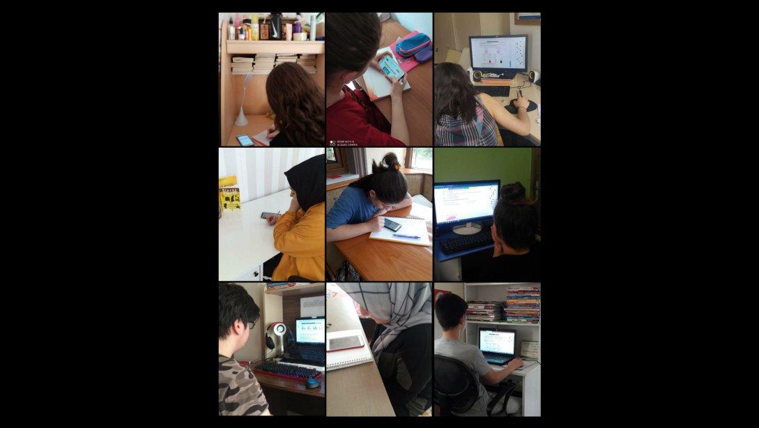 Başarıya Bir Adım Projesi Kapsamında 8. Sınıf Öğrencilerimiz İçin Online Deneme Sınavı Yapıldı