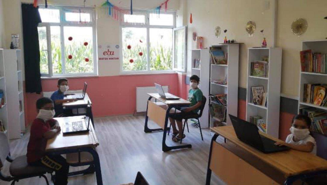 Bahçeköy İlkokulu'nda EBA Destek Noktası Kuruldu