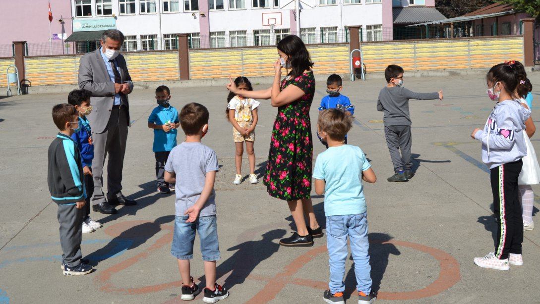 Milli Eğitim Müdürümüz Murat YİĞİT Azmimilli İlkokulu, Çevrem İlkokulu ve Çamköy İlkokulu'nu Ziyaret Etti