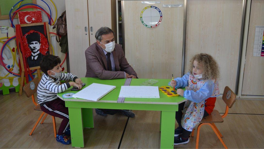 Milli Eğitim Müdürümüz Murat YİĞİT Güzelbahçe Anaokulu'nu Ziyaret Etti