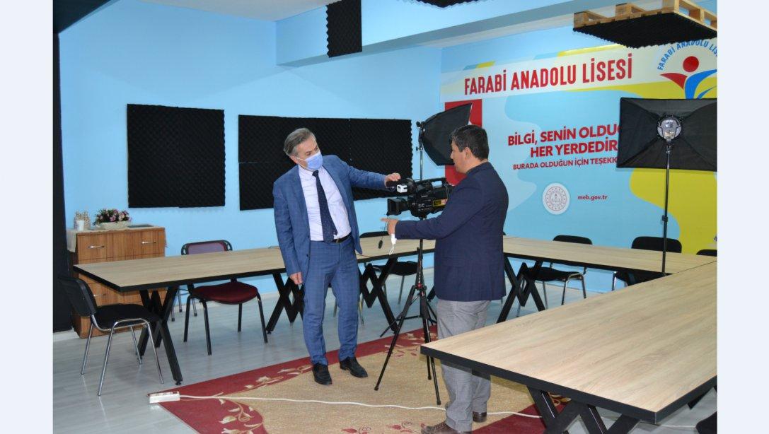 İl Milli Eğitim Müdürümüz Murat YİĞİT Farabi Anadolu Lisesi'ni Ziyaret Etti