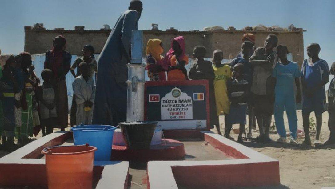 Kuzey-Orta Afrika Ülkesi Olan Çad'da Öğrencilerimizin Bağışlarıyla Su Kuyusu Açıldı