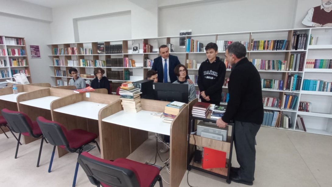 İl Milli Eğitim Müdürümüz Emrullah Aydın, Düzce Anadolu İmam Hatip Lisesini Ziyaret etti