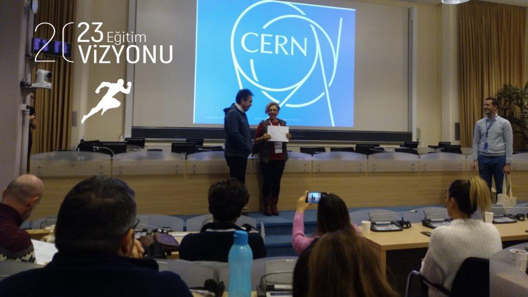 Düzce Bilim ve Sanat Merkezi Fen Bilimleri Öğretmeni Ayşe ARSLAN İlimizi Temsilen 9. CERN Türk Öğretmenler Çalıştayı´na Katıldı
