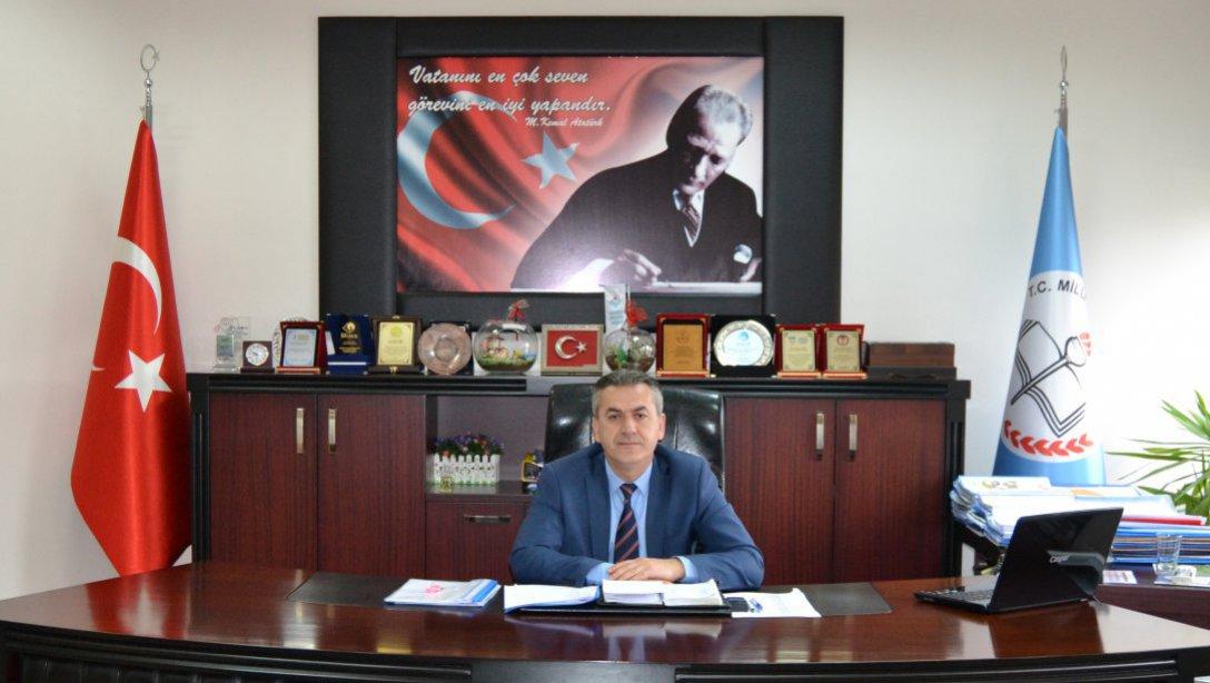 İl Milli Eğitim Müdürümüz Murat YİĞİT´in 29 Ekim Cumhuriyet Bayramı Mesajı